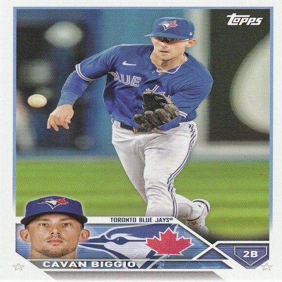 Cavan Biggio - 2023 Topps Toronto Blue Jays Team Set Card - Card Number TOR-16 - Picture 1 of 2